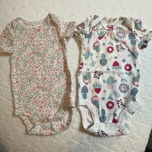 Caters Newborn Bundle Floral and Patterned onesies